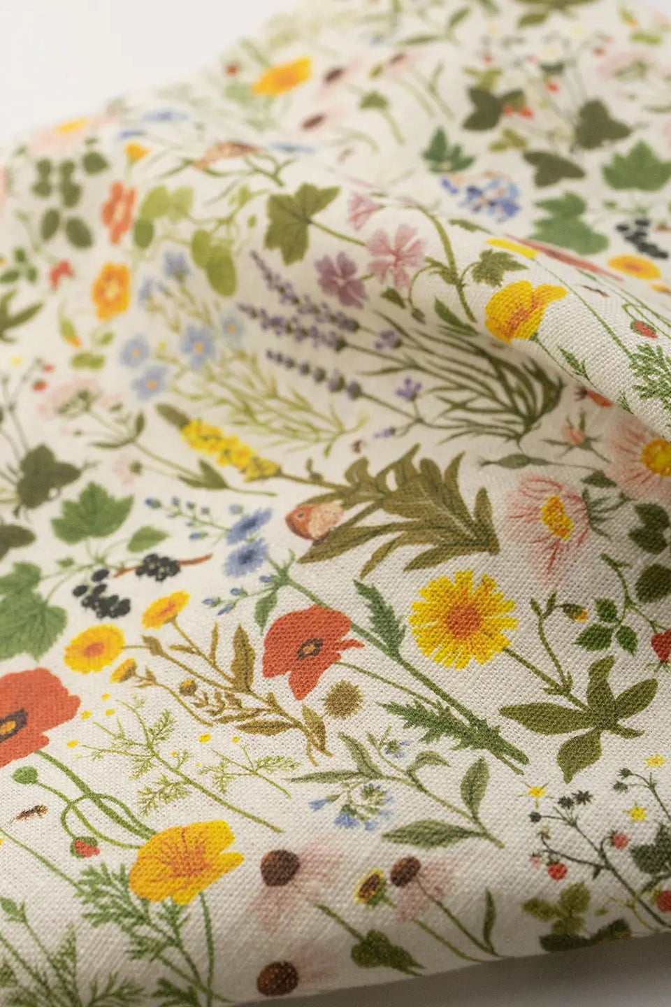 100% Linen Tea Towel | Botanical