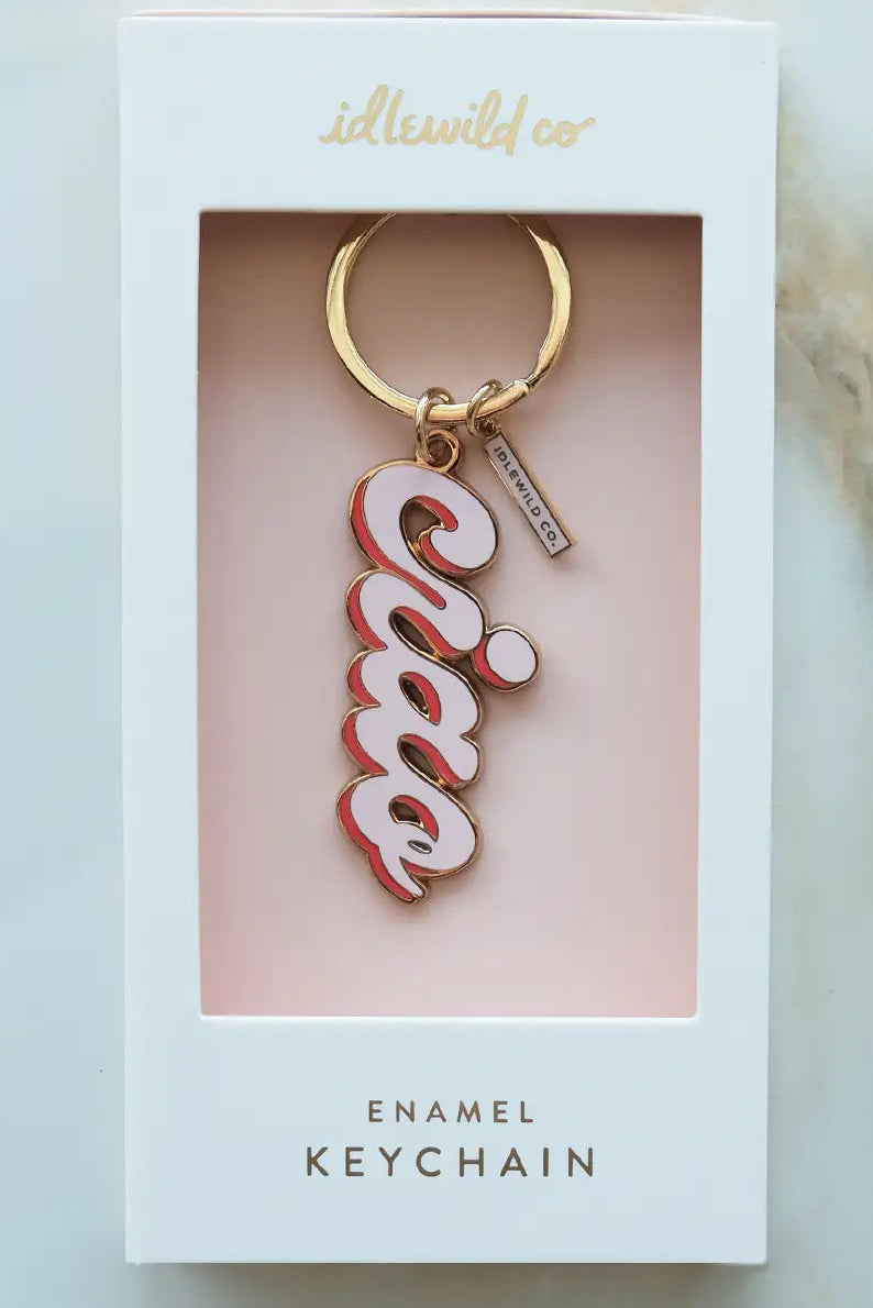 Ciao! Enamel Keychain