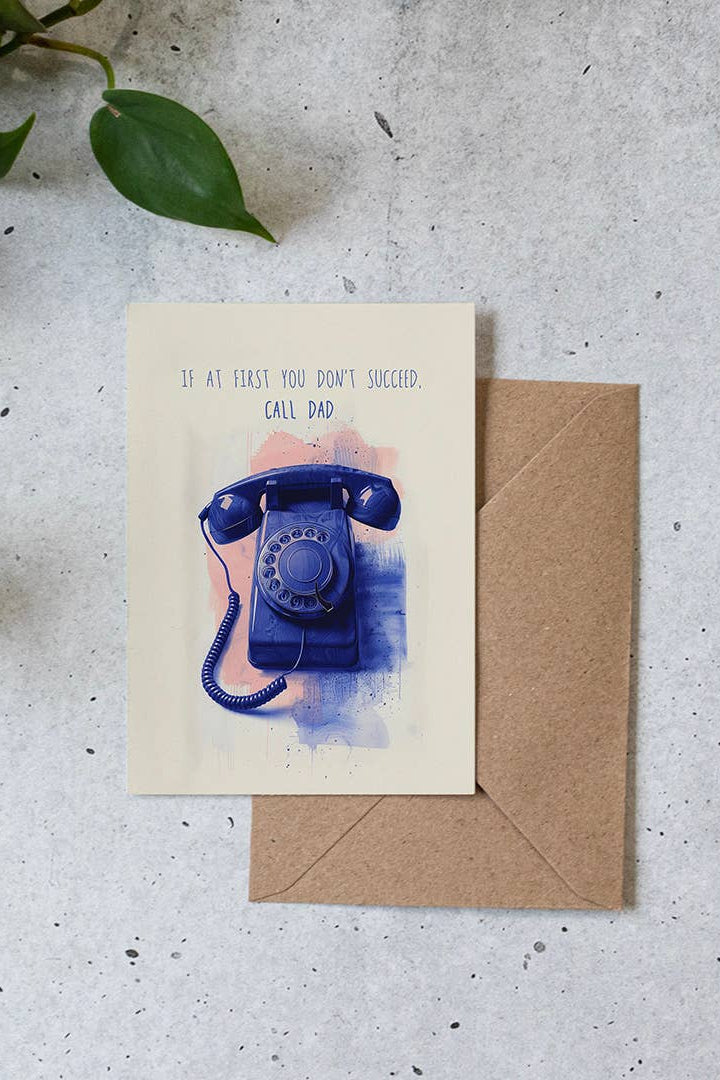 If At First You Don't Succeed - Father's Day Card
