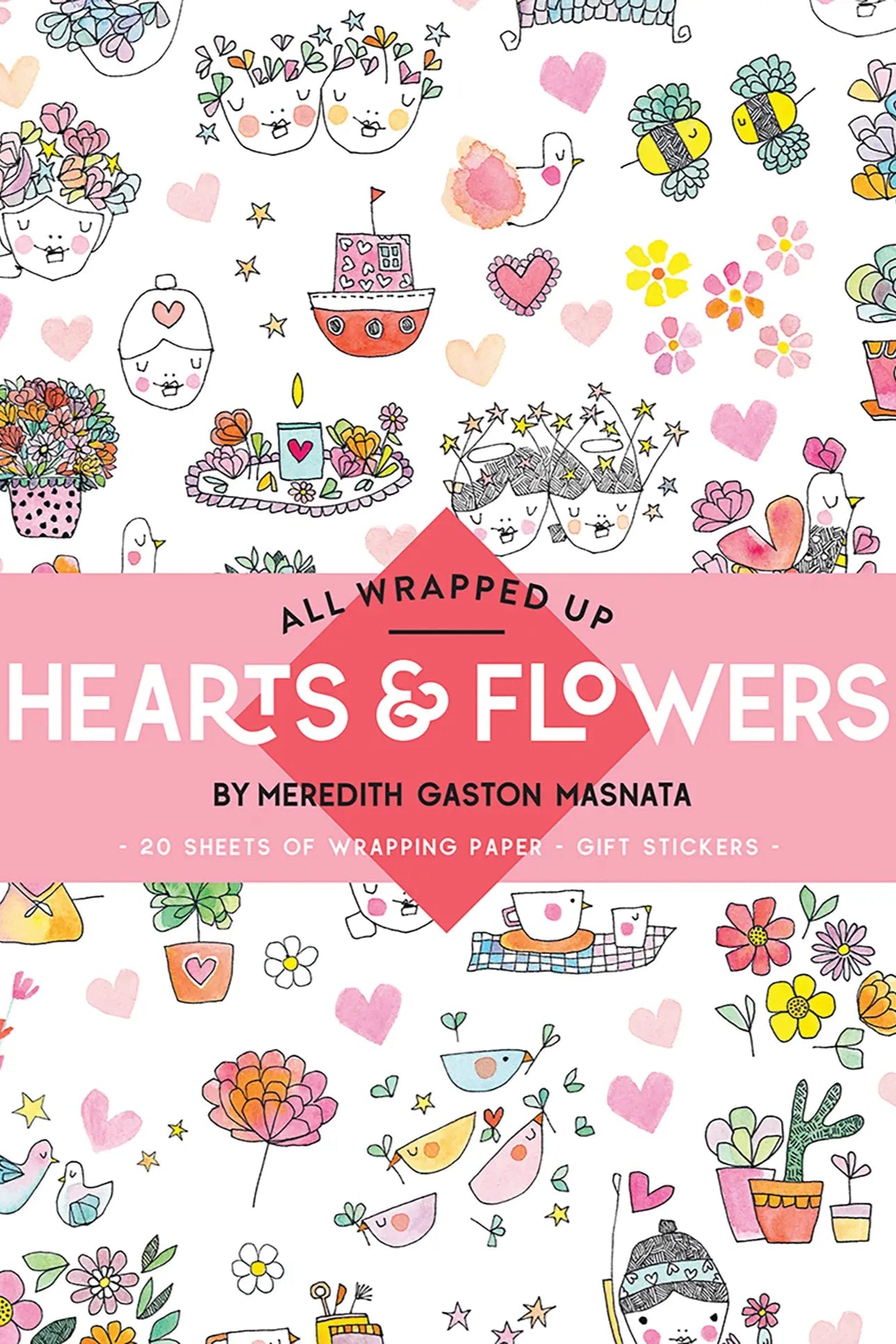 All Wrapped Up - Hearts and Flowers By Meredith Gaston Masnata