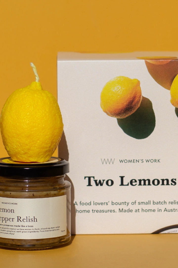 Two Lemons - A Relish & Candle Gift Set Petite