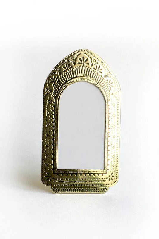 Faux Tin Arch Frame - Gold