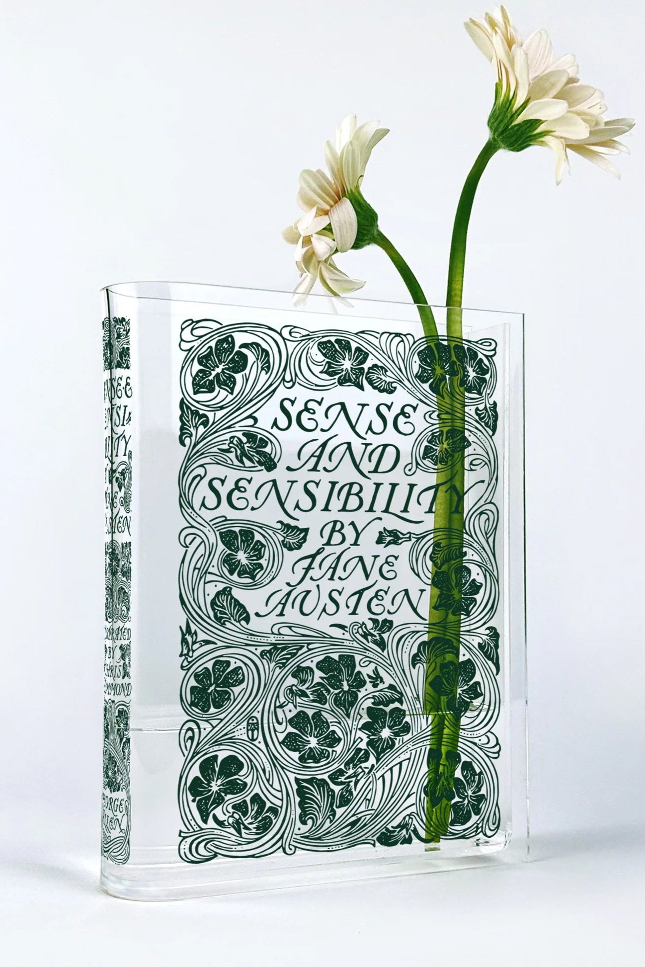 Sense and Sensibility Acrylic Book Vase