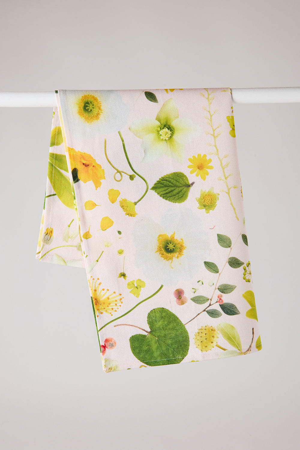 Linen Tea Towel - Rose Flower Riot