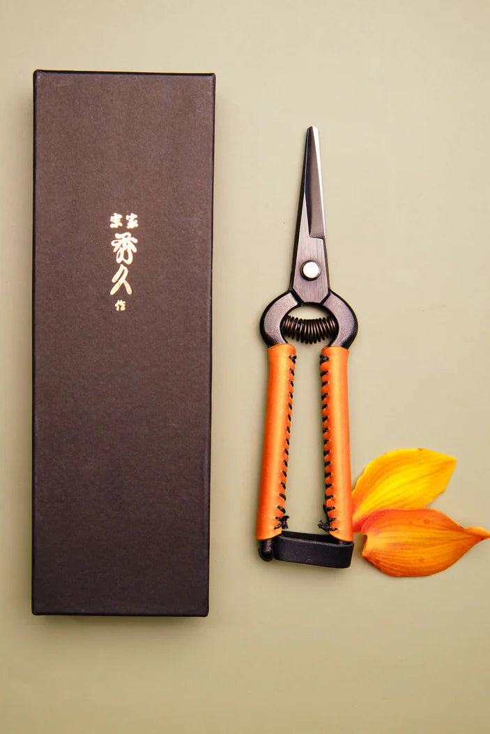 Handmade Japanese Tan leather Snips