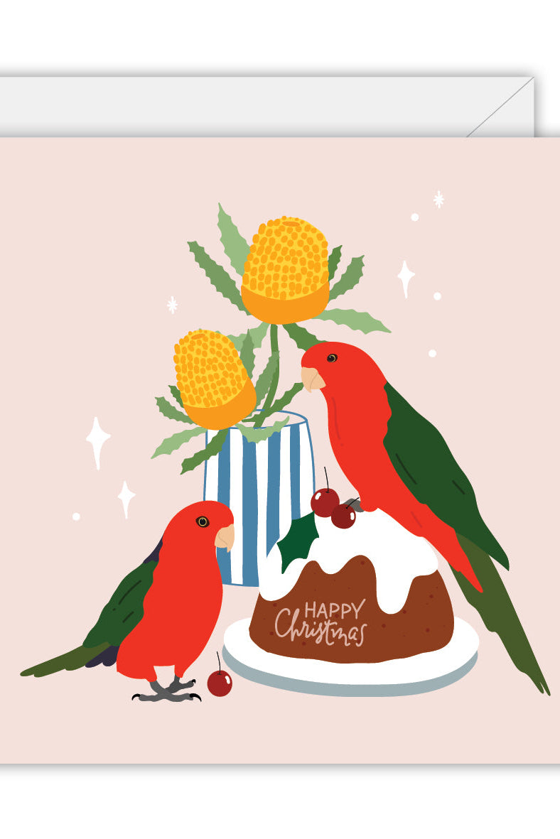 Happy Christmas Parrot