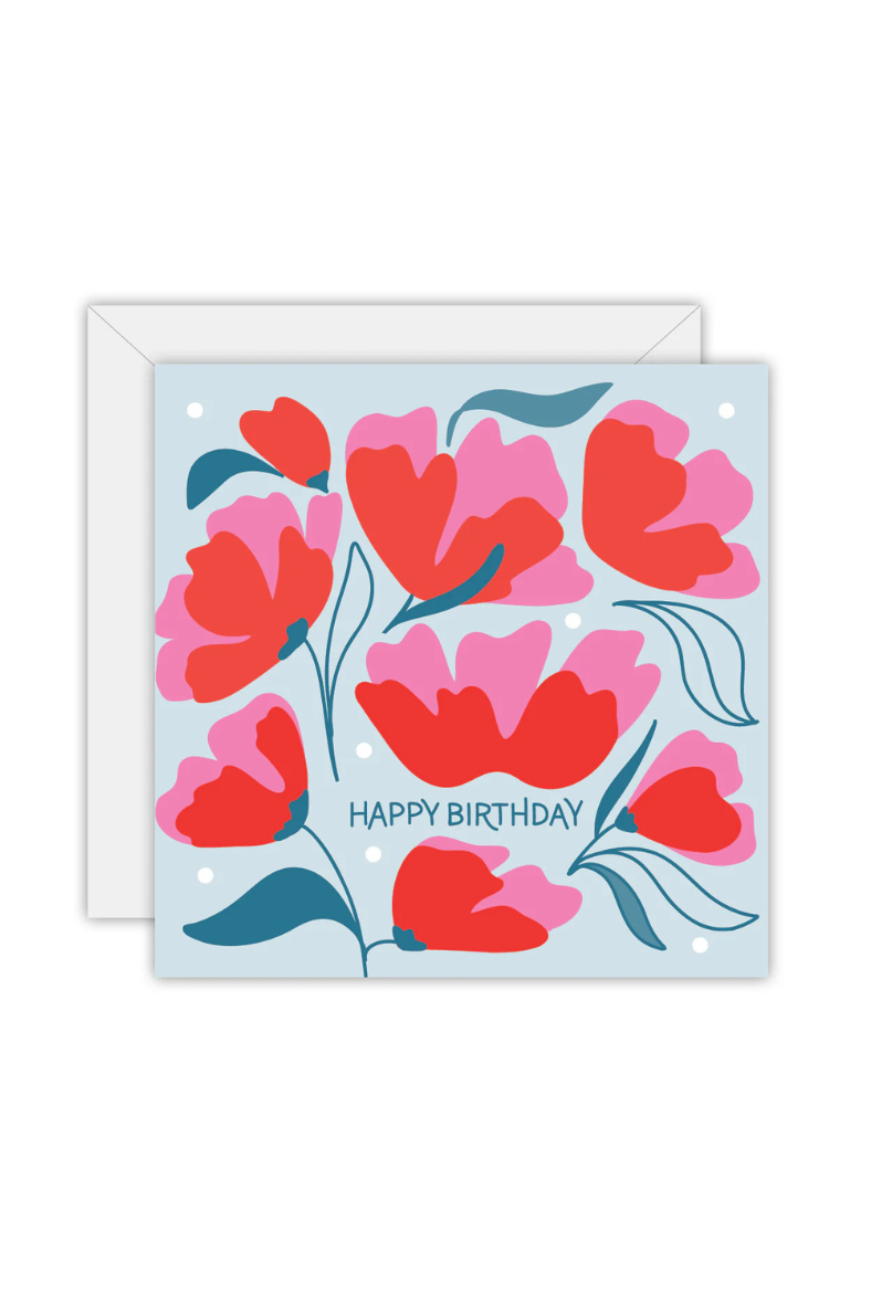 Happy Birthday - Floral