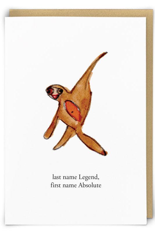 Absolute Legend Sloth Card