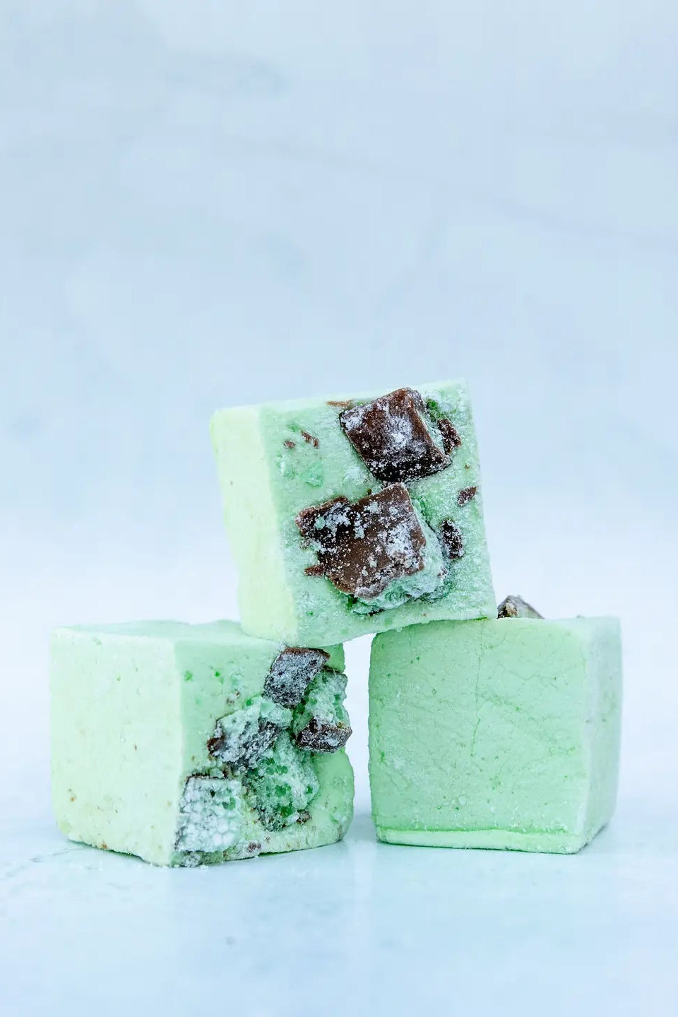 Cloudy Confections - Mint Chocolate Marshmallows