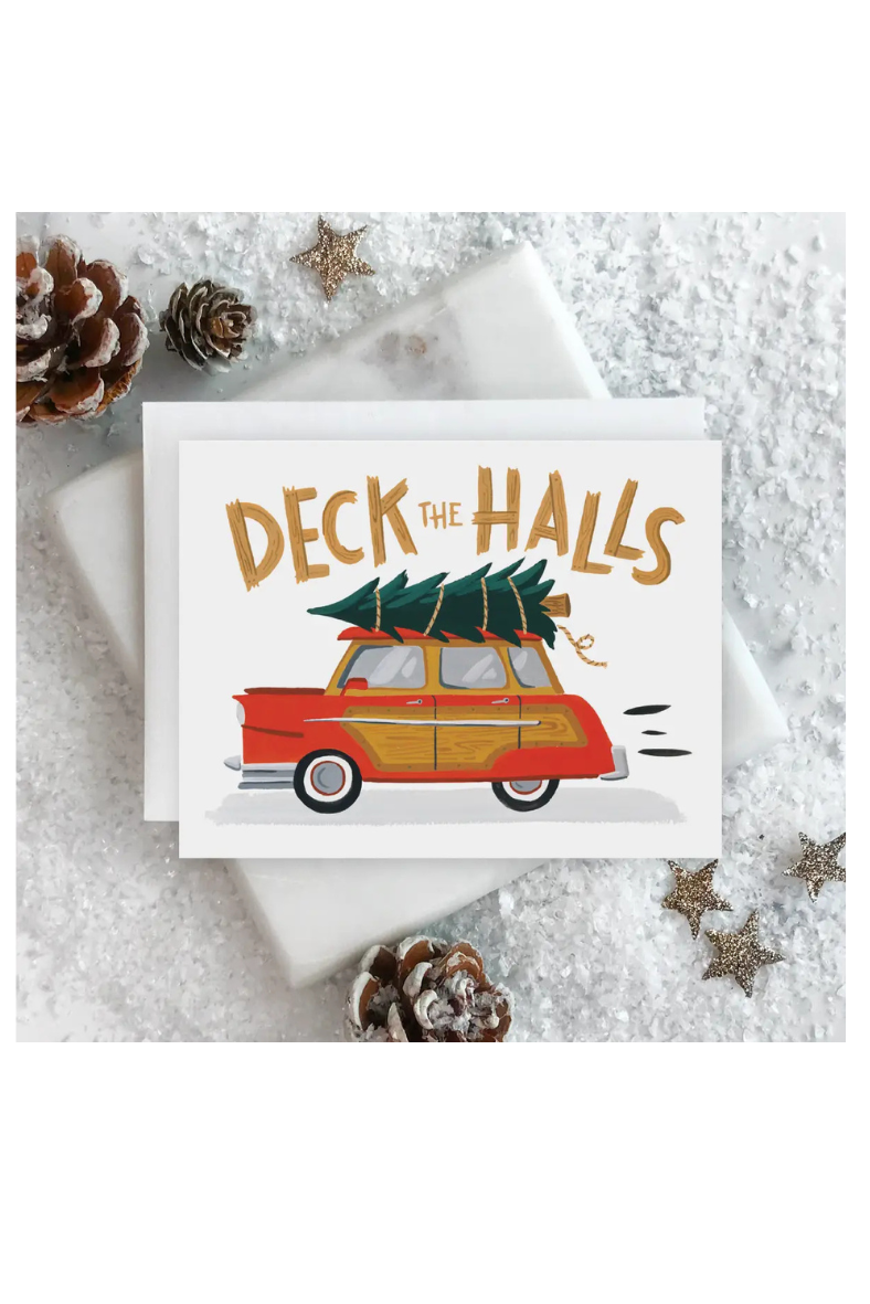 Tree Toters Christmas - Greeting Card