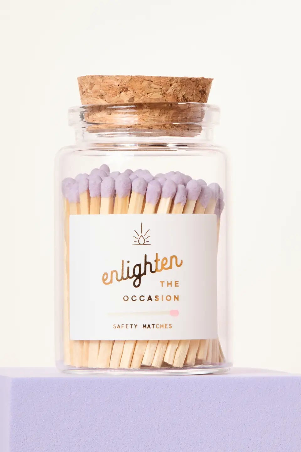 Luxury mini matches - Lilac