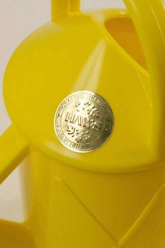 Haws Tall Plastic Watering Can - Yellow