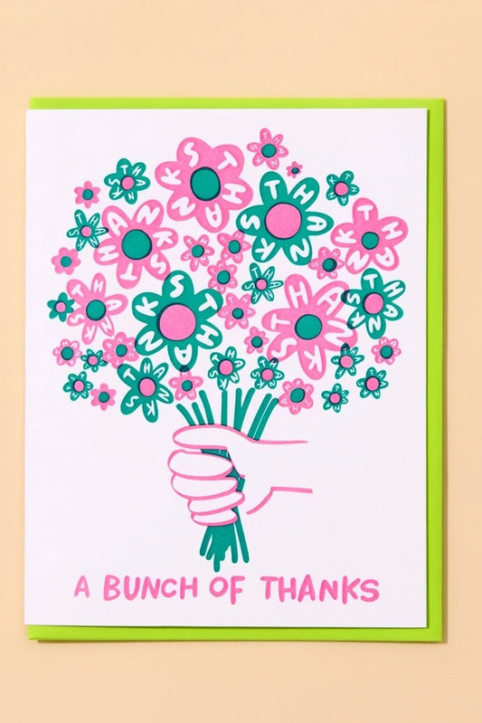 Thanks A Bunch Greeting Card