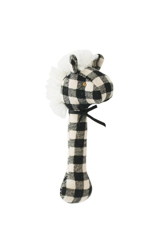 Baby Rattle - Check Pony