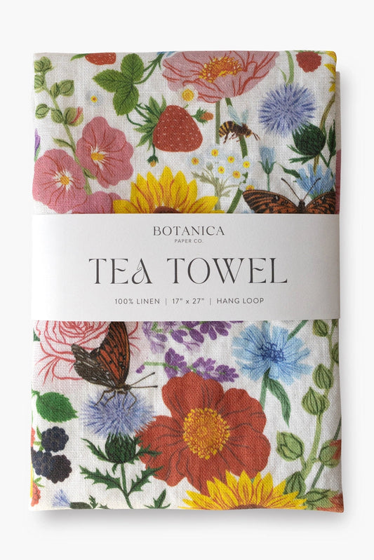 100% Linen Tea Towel | Summer