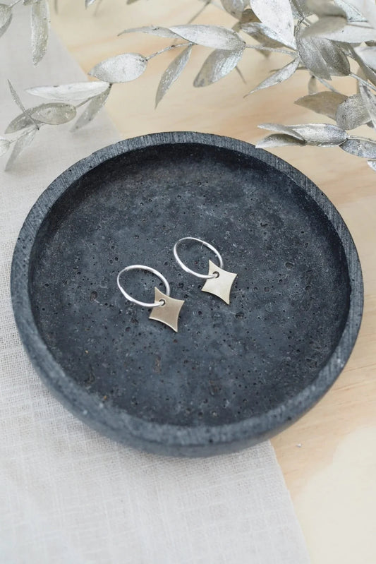Kate Brass and Silver Earrings