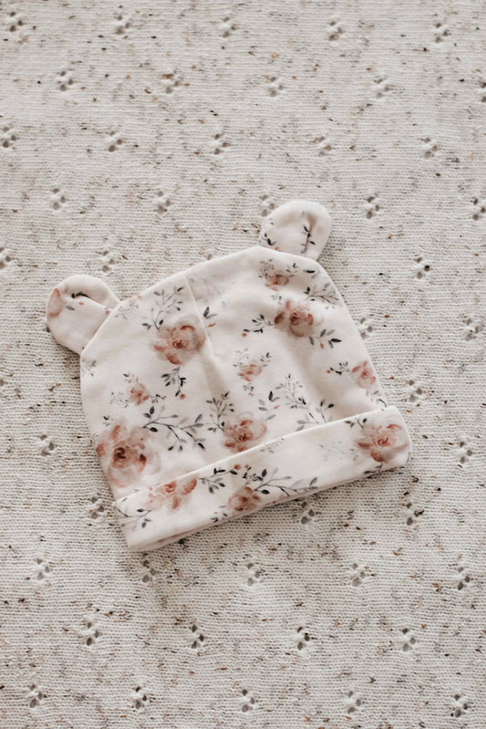 Newborn Beanie - Flowers