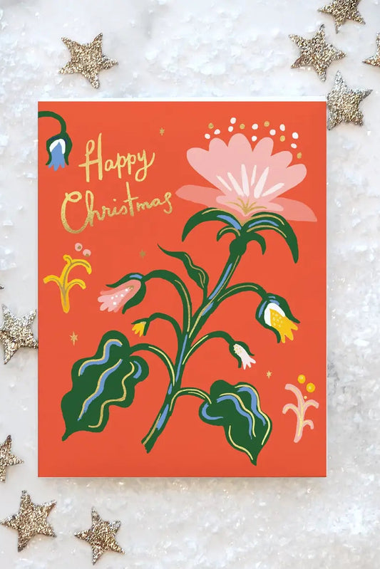 Christmas Flower - Greeting Card