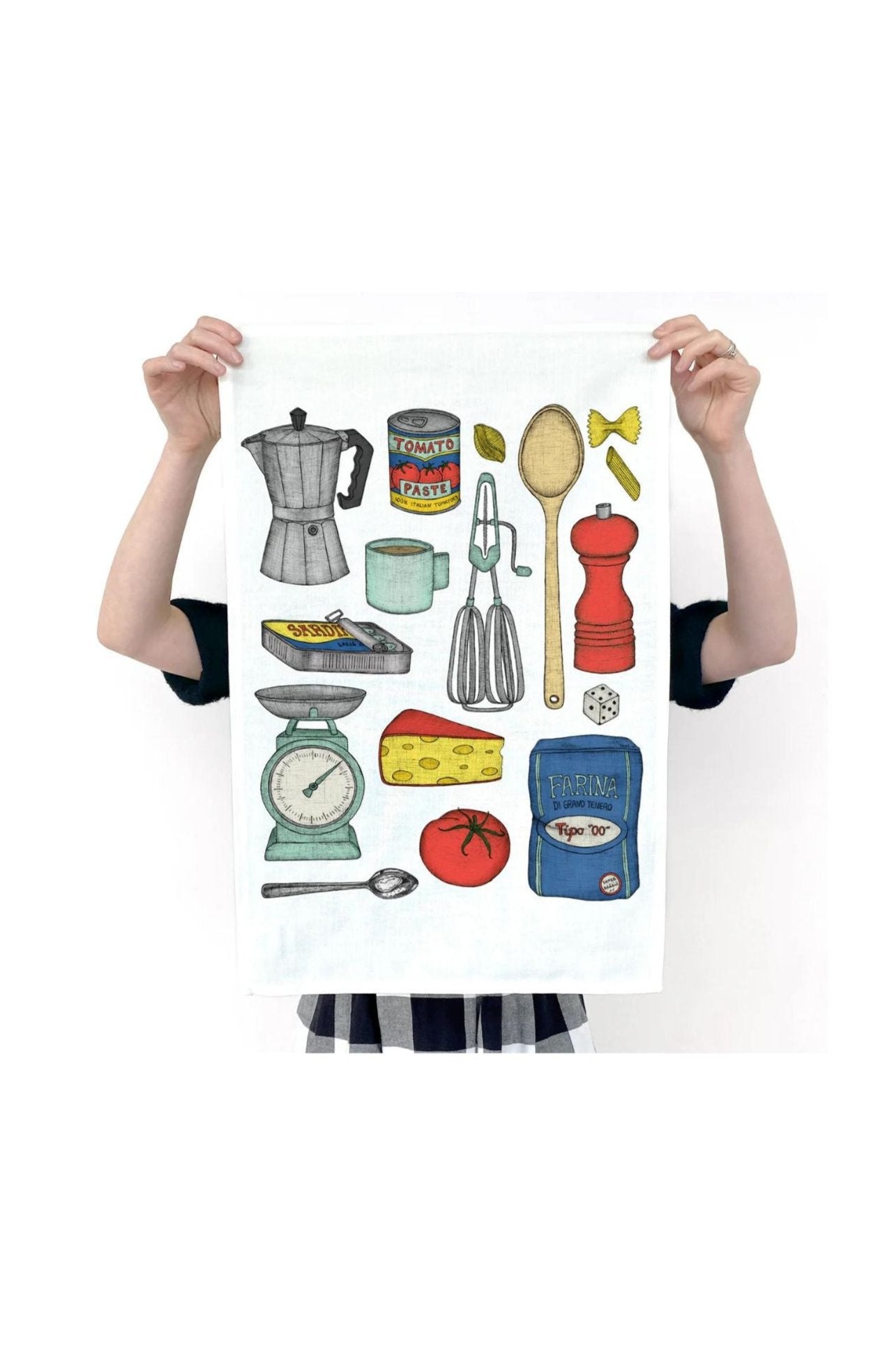 Italian Kitchen- Art Tea Towel