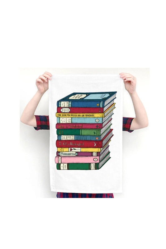 Book Lovers - Art Tea Towel