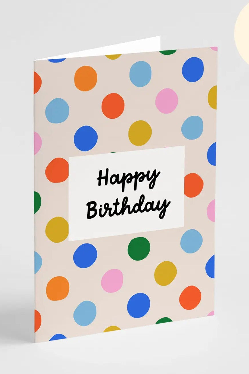 Happy Birthday Spots - Popsy Press Mini card