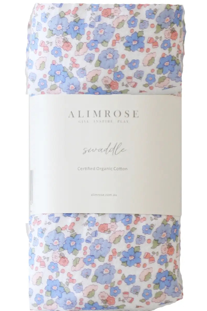 Muslin Swaddle - Liberty Blue