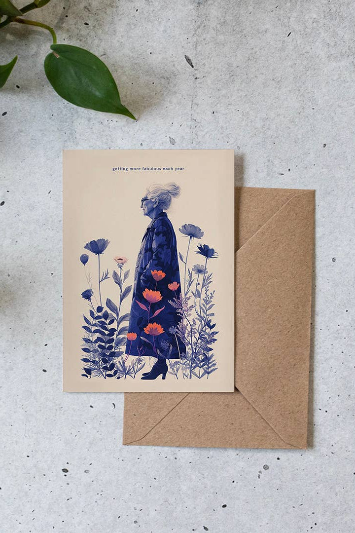 Getting More Fabulous Each Year Card