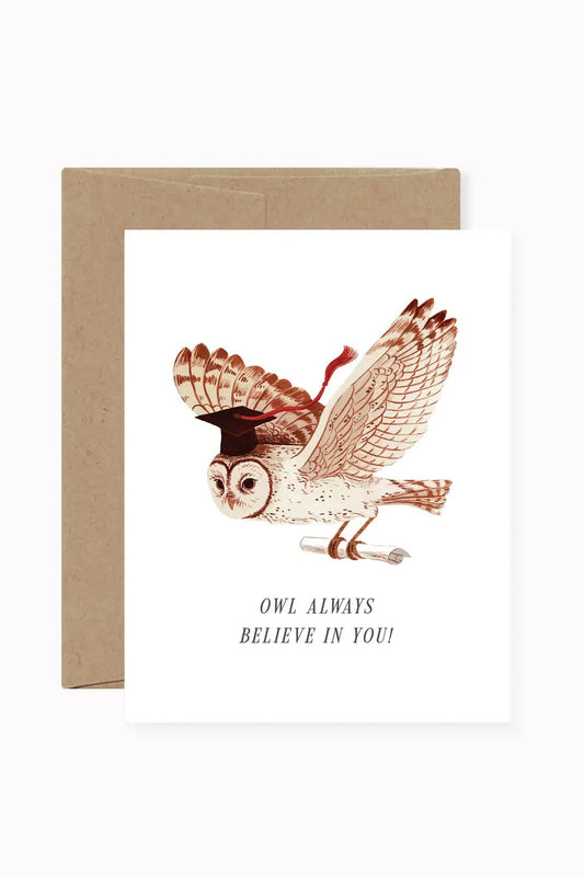 Owl Graduation  | Greeting Card