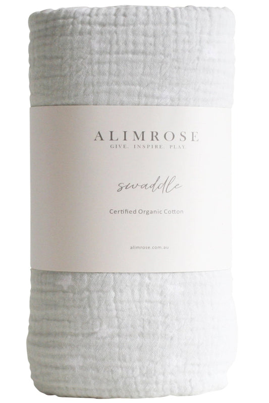 Muslin Swaddle - Starry night Grey