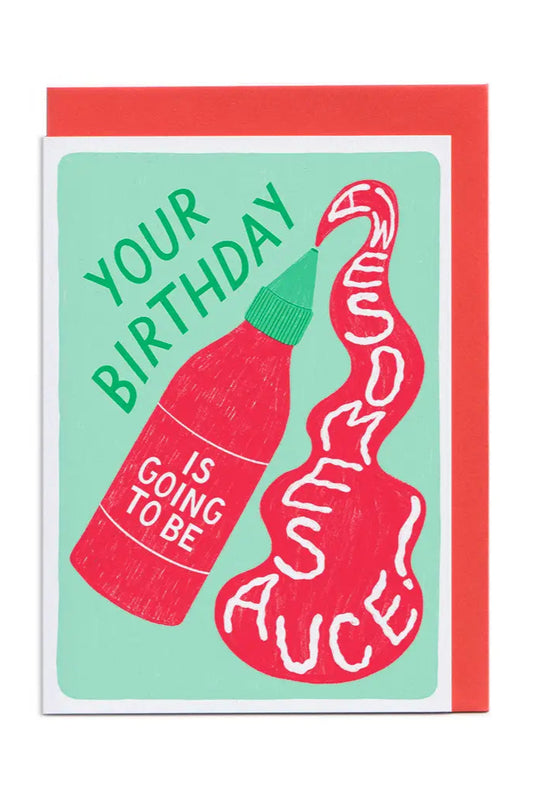 Birthday is Awesomesauce - Neighbourhood Press Gift Card
