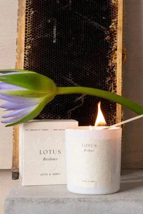 The Language of Flowers - Large Candle