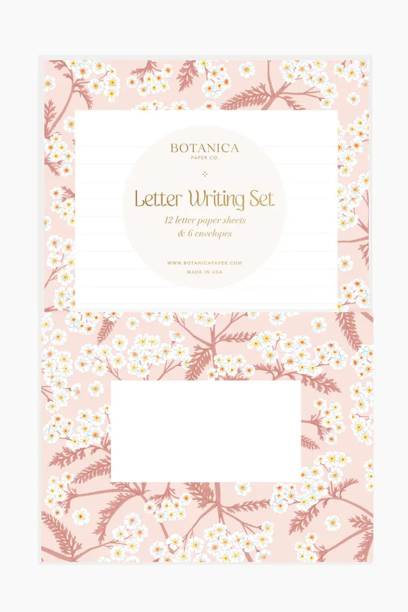Letter Writing Set | Pink Yarrow
