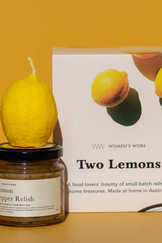 Two Lemons - A Relish & Candle Gift Set Petite