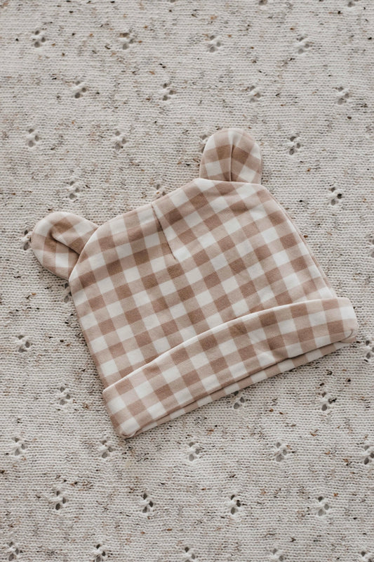 Newborn Beanie - Gingham