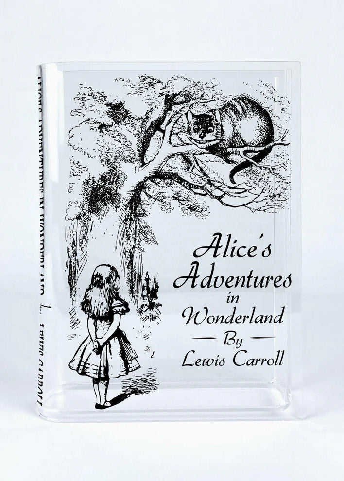 Alice's Adventures in Wonderland  - Acrylic Book Vase