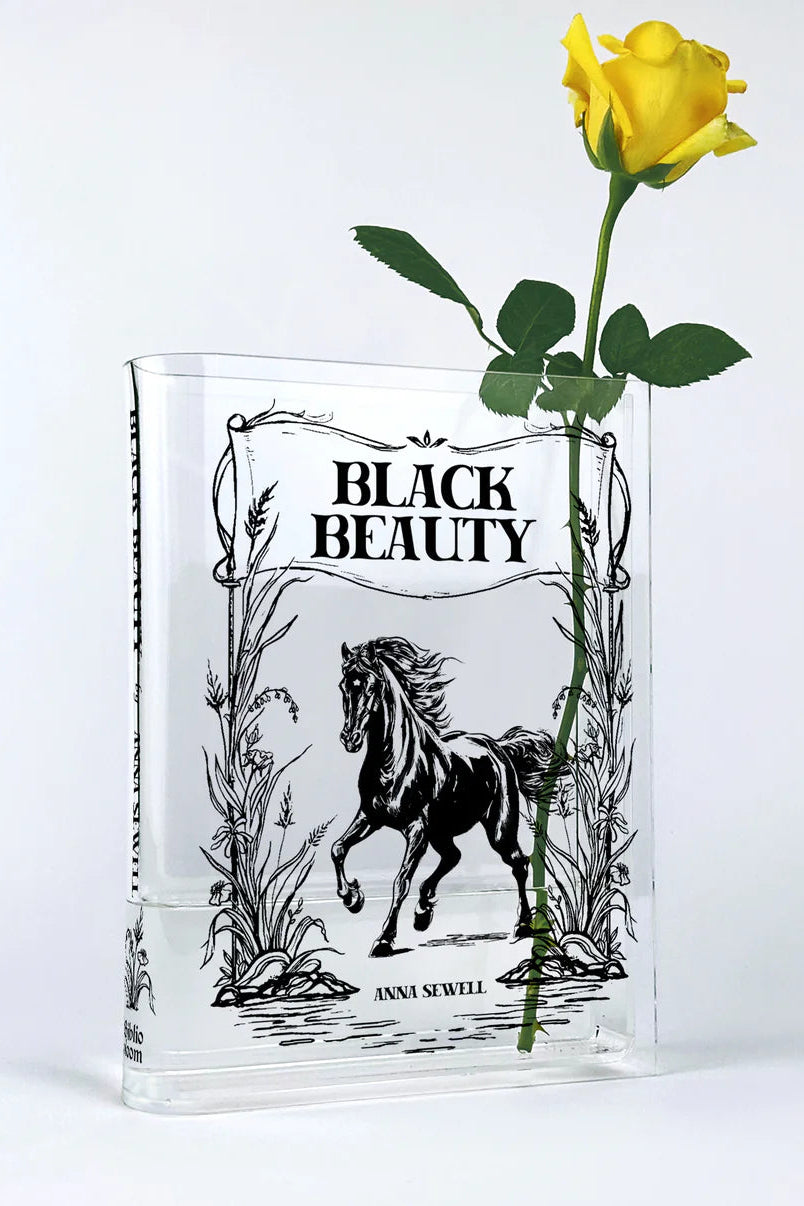 Black Beauty - Acrylic Book Vase