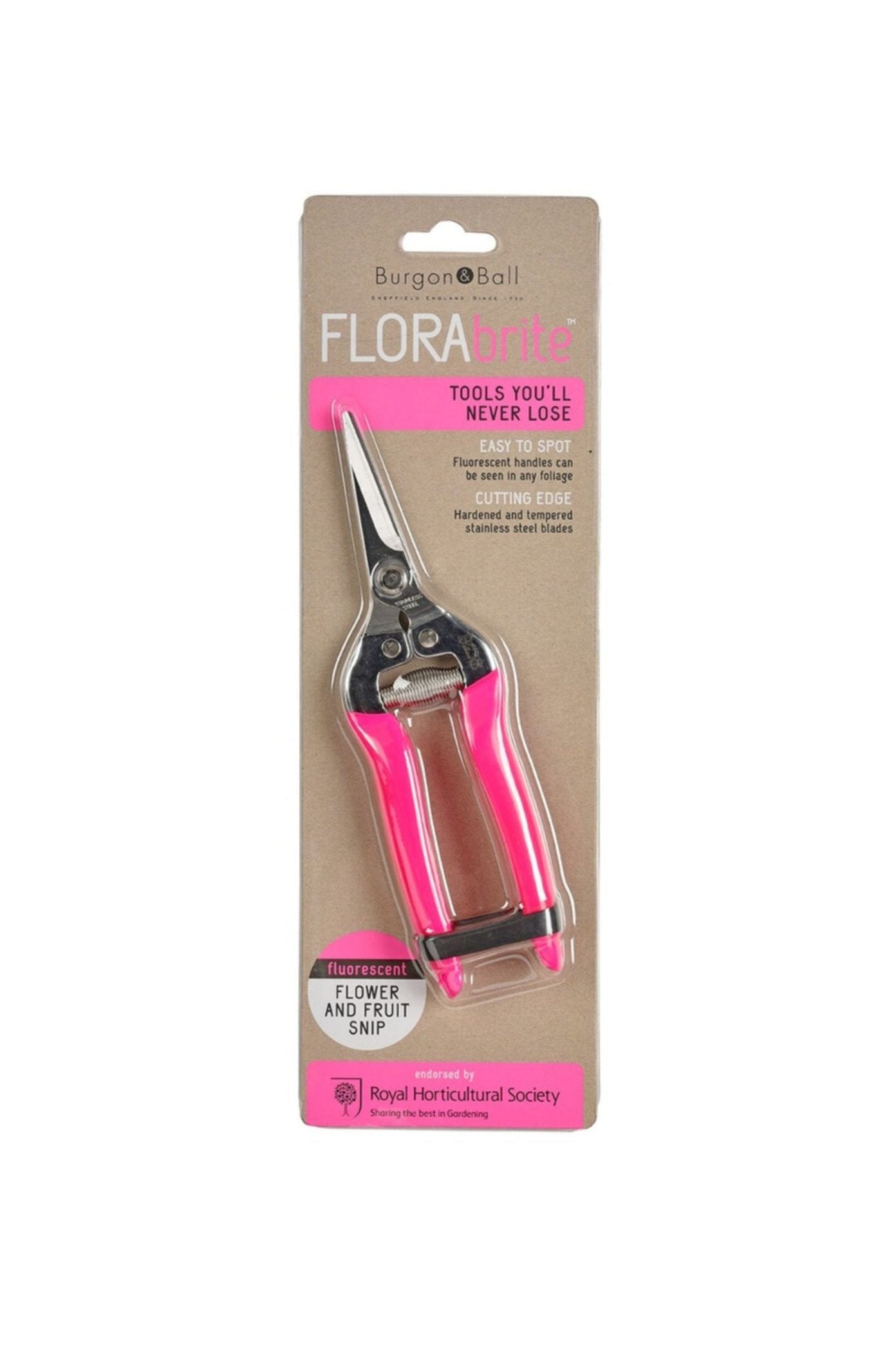 Fluorescent Pink Flower Snip