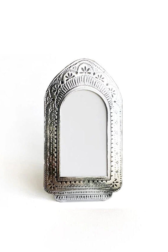 Faux Tin Arch Frame - Silver