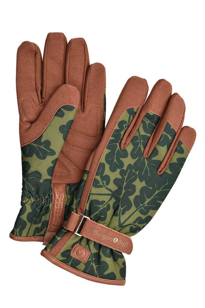 ‘Love the Glove’ Gardening Gloves - Green Oak Leaf