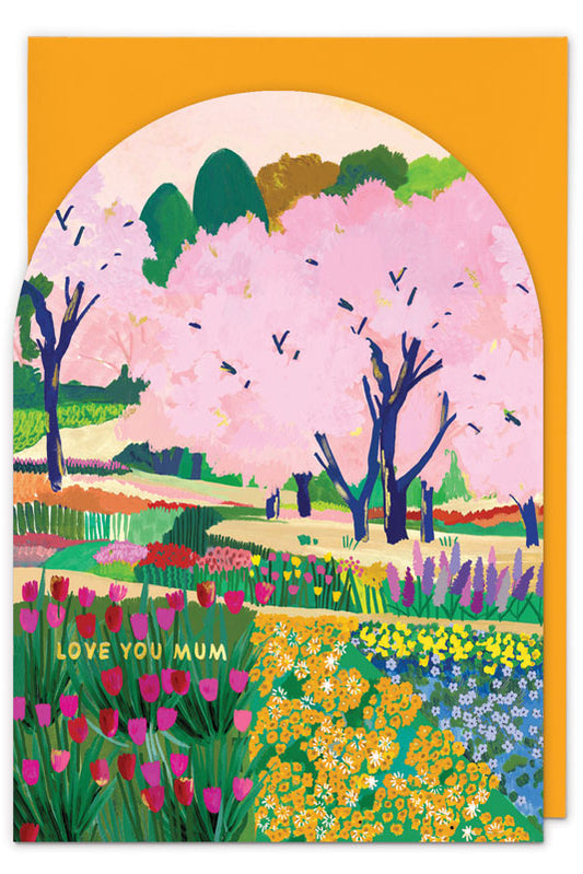 Love You Sakura Mother's Day Card