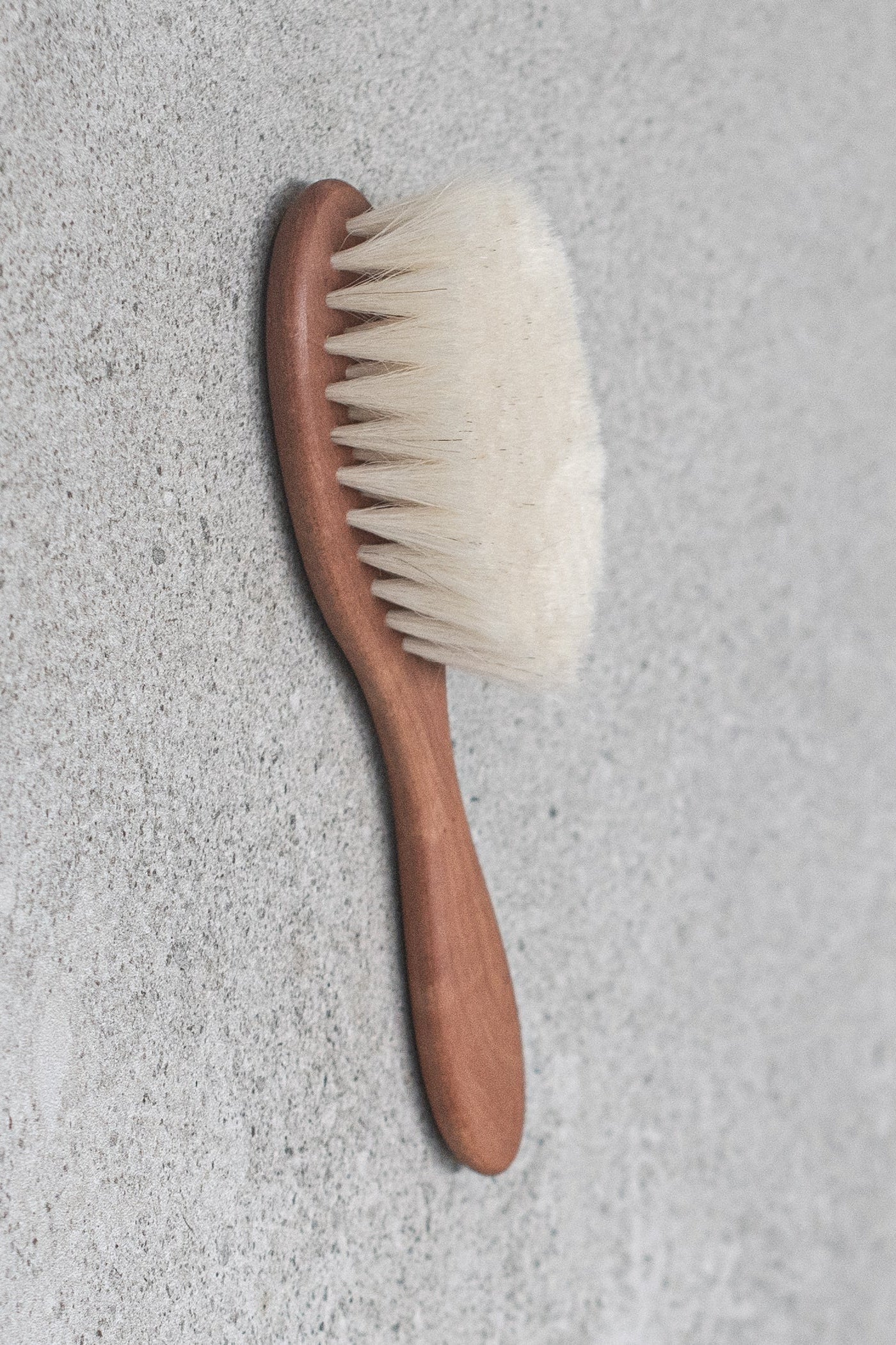 Baby Hairbrush - Pearwood Handle Gentle Infant Brush