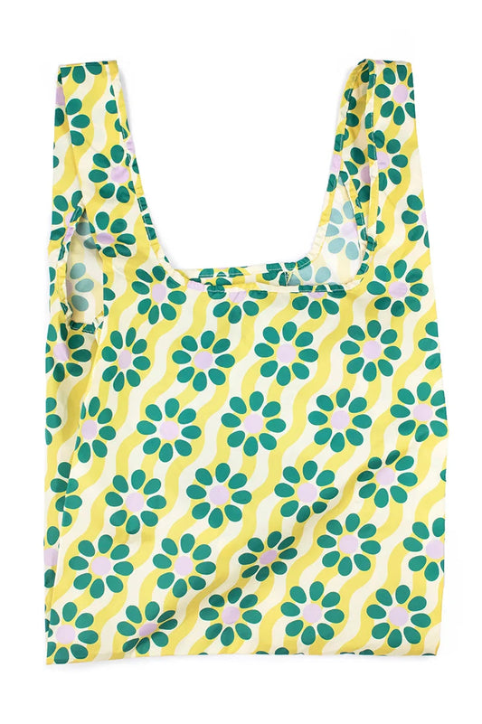 Reuseable Bag - Wavy Daisy