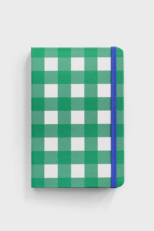 Hardcover Notebook - Green Check