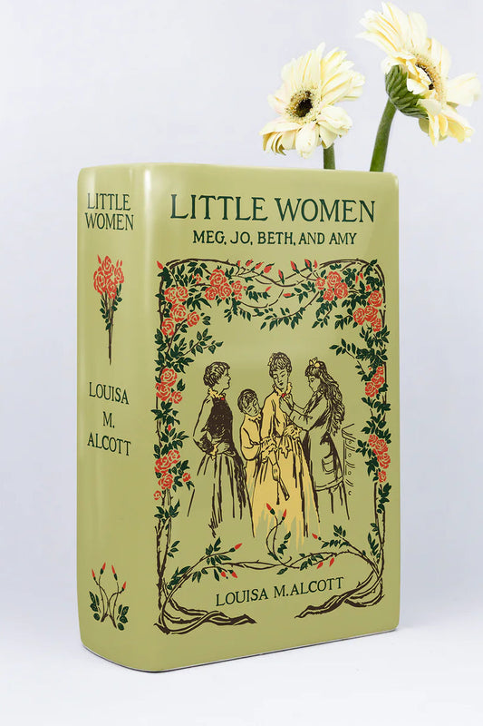 Little Women Ceramic Book Vase - Large