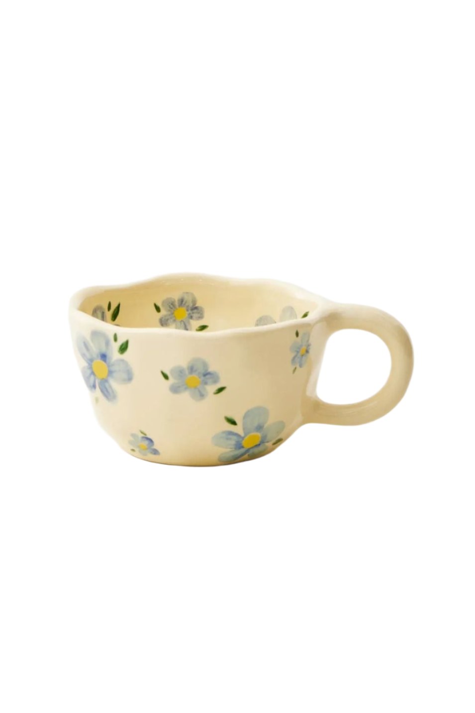 Flower Mug, Blue