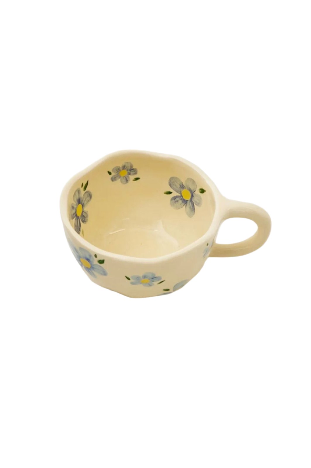 Flower Mug, Blue