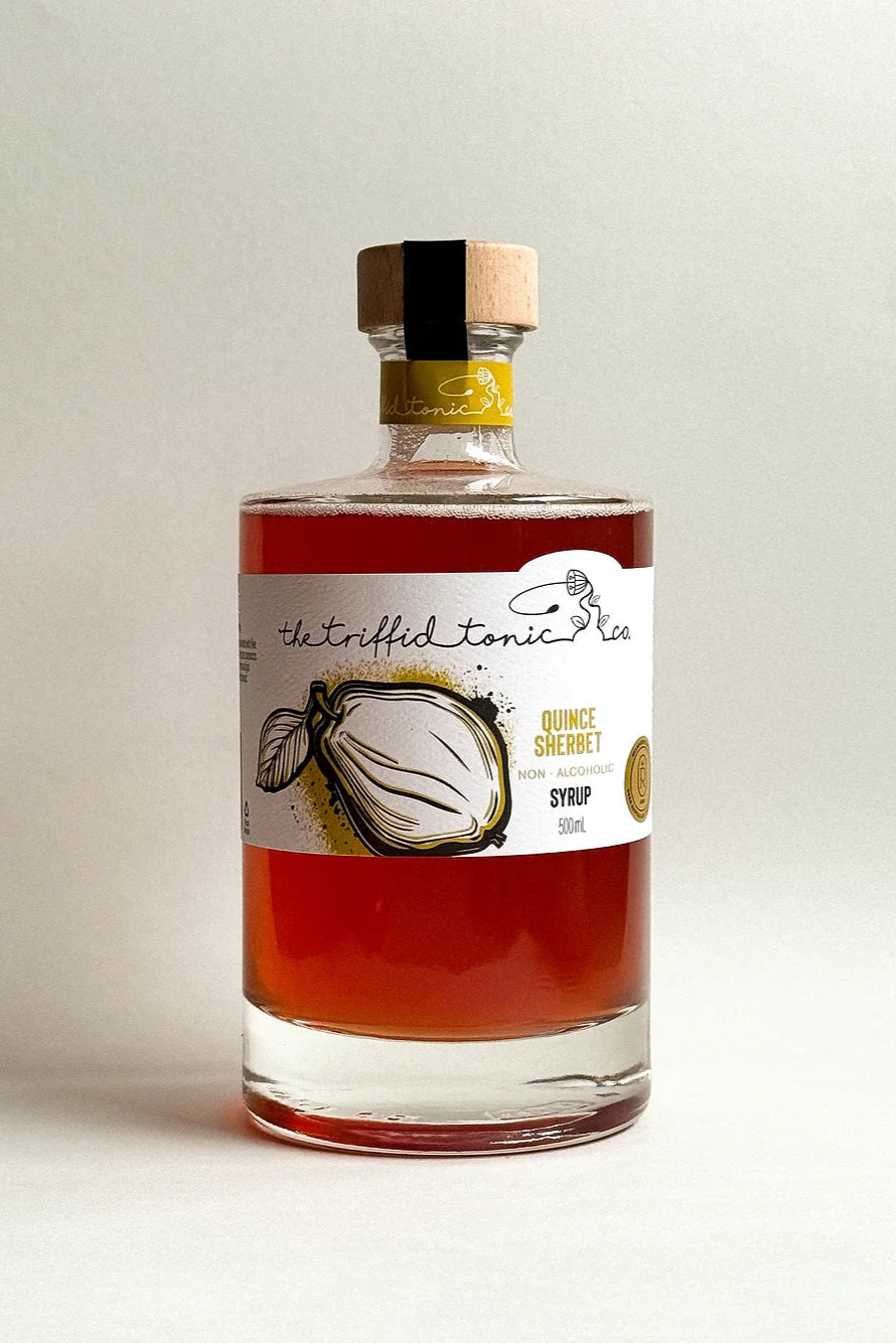 Sherbert Syrup Tonic Syrup - Quince Sherbert – Little Triffids Flowers