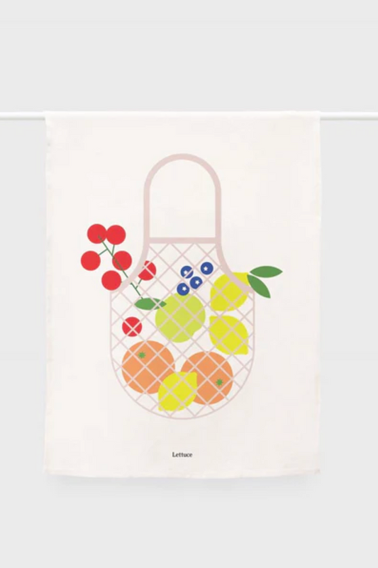 Tea Towel - Market Bag