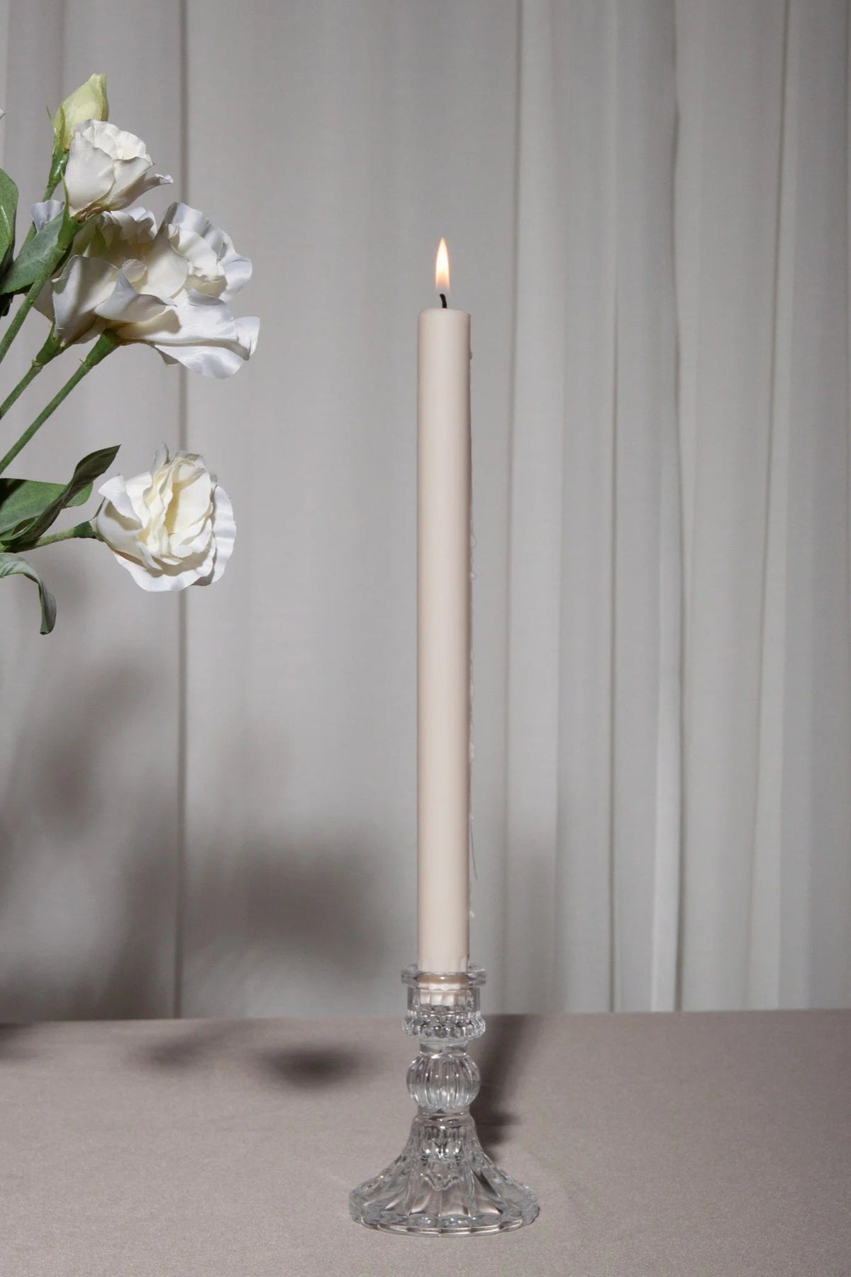 Candle Riff Clear Estelle Glass Candle Holder - Small – Little Triffids Flowers