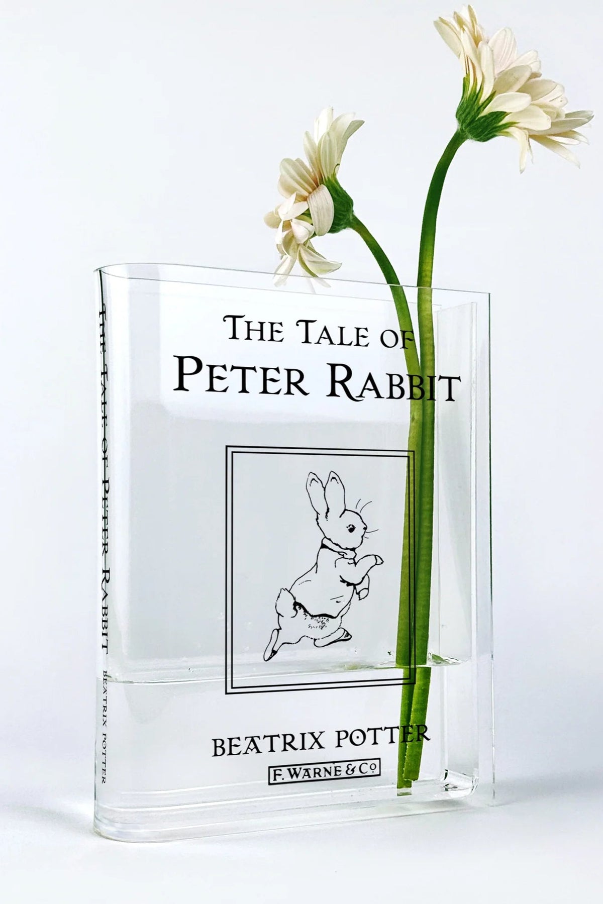 Peter Rabbit Vases The Tale of Peter Rabbit Acrylic Book Vase – Little Triffids Flowers